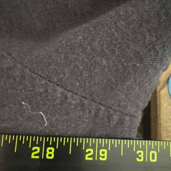 King Size Mens Flannel Shirt 3XB Long Sleeve Pockets Workwear Gray Rugged Warm - Picture 10 of 12